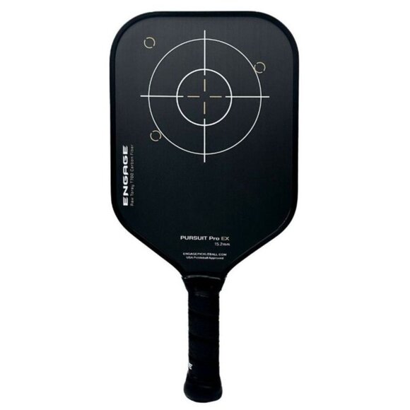 Engage Pursuit Pro EX 15.2mm Pickleball Paddle Raw Carbon Fiber Artic Gold NEW - Picture 7 of 7